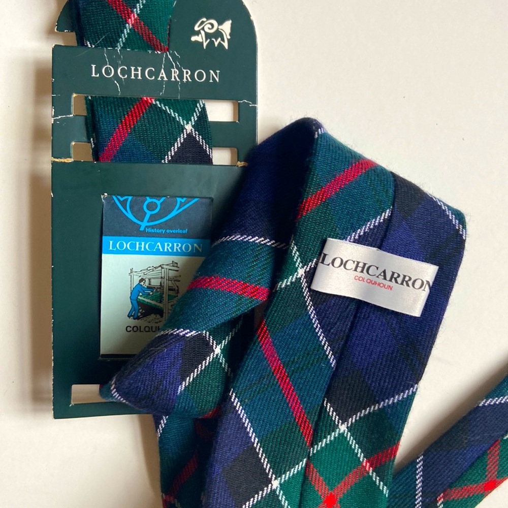 Vintage Lochcarron Scottish Wool Tie